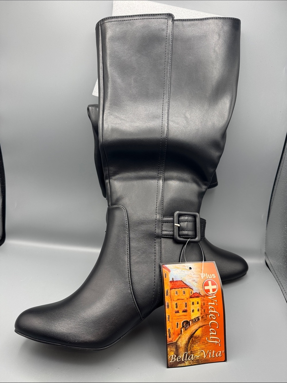 Bella Vita Knee-High Boots Troy IIPlus Black Leather